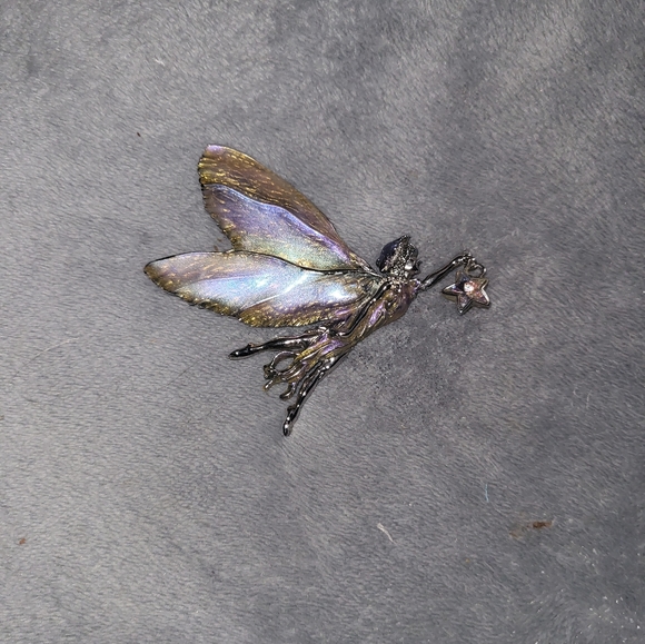 Kirk's Folly "Astral"Fairy with Star Brooch New - Picture 4 of 5